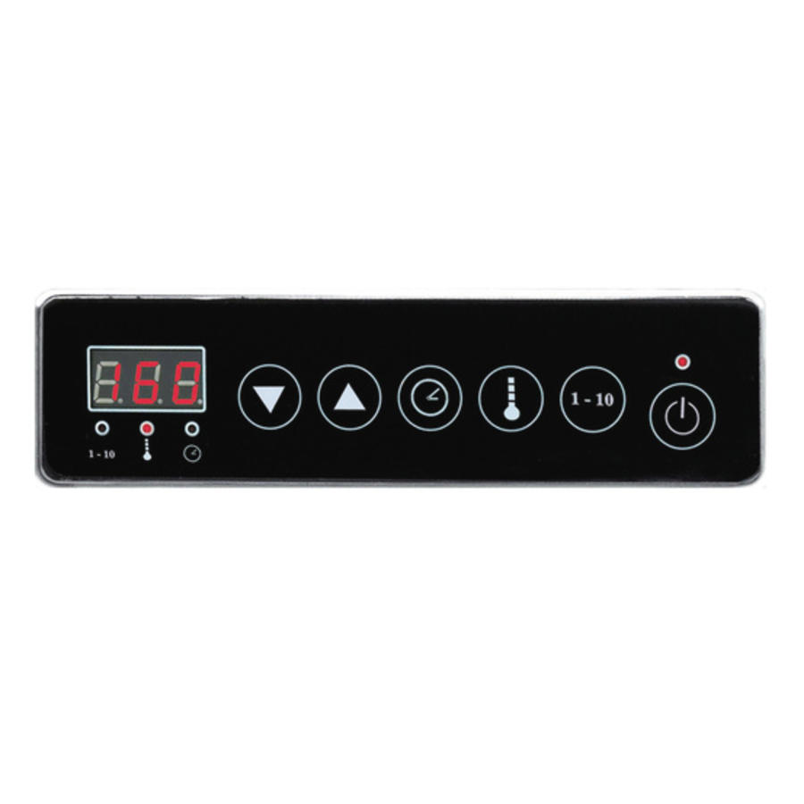 Plaque de cuisson à induction encastrable en acier inoxydable | 3000 watts
