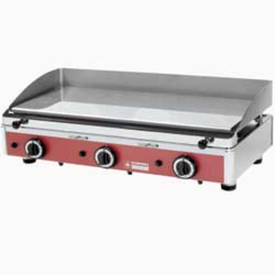 Plaque de cuisson chromée | acier inoxydable | 82x51xh30,5 cm