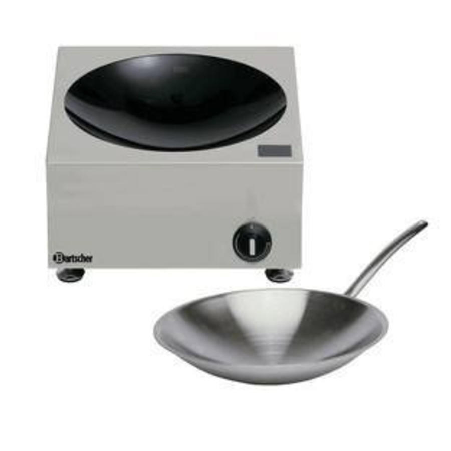 Ronde Horeca Inductie wok 3000Watt | Zone 30cmØ