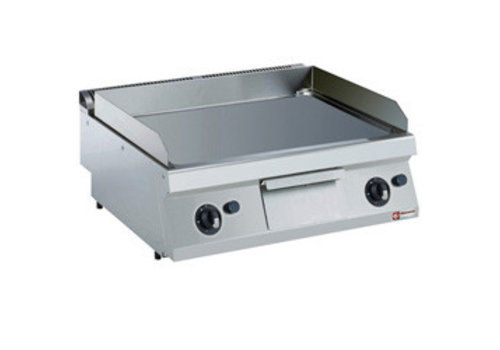  HorecaTraders Plaque de cuisson chromée | gaz 80x70xh25/32 cm 