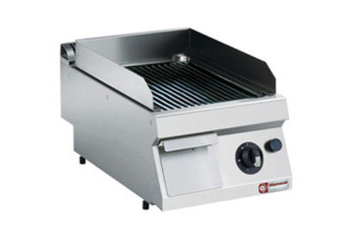  HorecaTraders Plaque de cuisson | Gaz en acier inoxydable | 40x70xh25/32 cm 