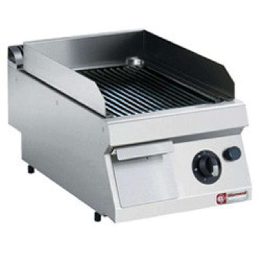 Plaque de cuisson | Gaz en acier inoxydable | 40x70xh25/32 cm