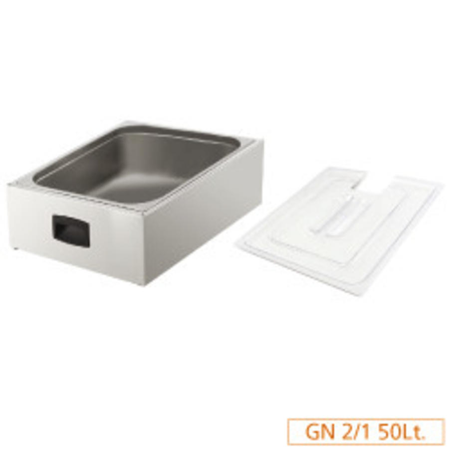 Bac GN 1/1 pour cuisinière avec couvercle | cuisine plus