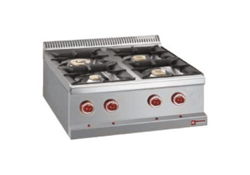  HorecaTraders Diamond Gas Stove | 4 burners 