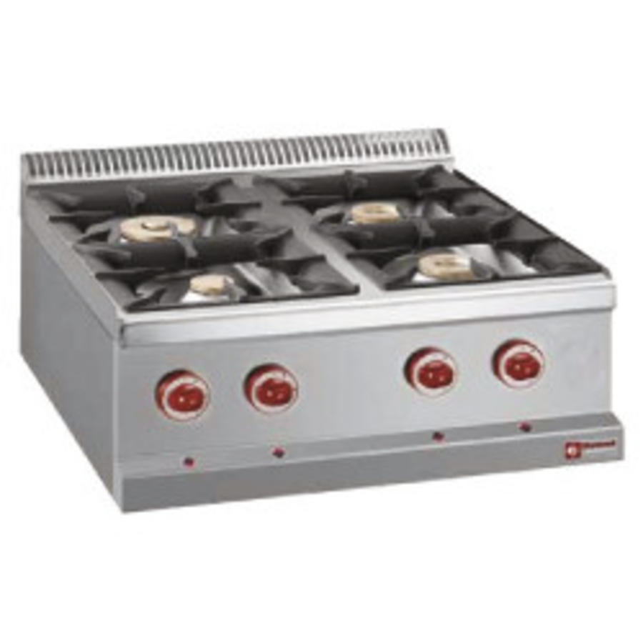 Cuisinière à gaz | 4 brûleurs