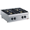 HorecaTraders Cuisinière à gaz | 4 brûleurs de 5,5 kW