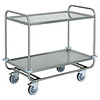 HorecaTraders Serving trolley with 2 levels | 109x59xh95 cm