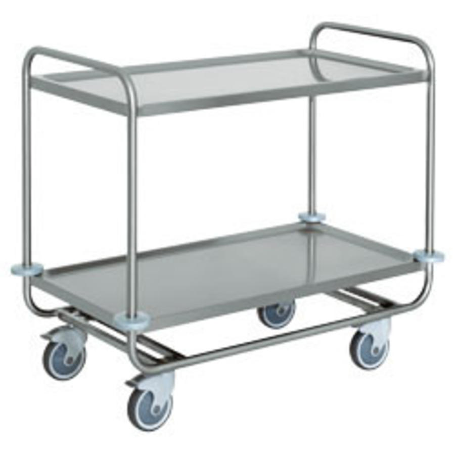 Serving trolley with 2 levels | 109x59xh95 cm