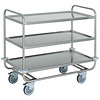 HorecaTraders Serving trolley with 3 levels | 109x59xh95 cm
