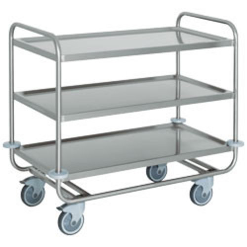 HorecaTraders Serveerwagen met 3 Niveaus | 109x59xh95 cm   HorecaTraders Serveerwagen met 3 Niveaus | 109x59xh95 cm