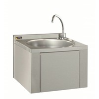 Sink With Tap & Knee Control | stainless steel