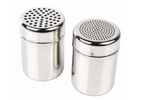  HorecaTraders Stainless steel sugar shaker 27.5cl | 2 Formats 