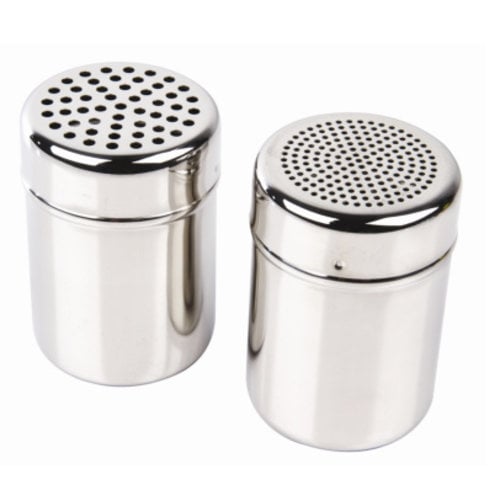  HorecaTraders Stainless steel sugar shaker 27.5cl | 2 Formats 