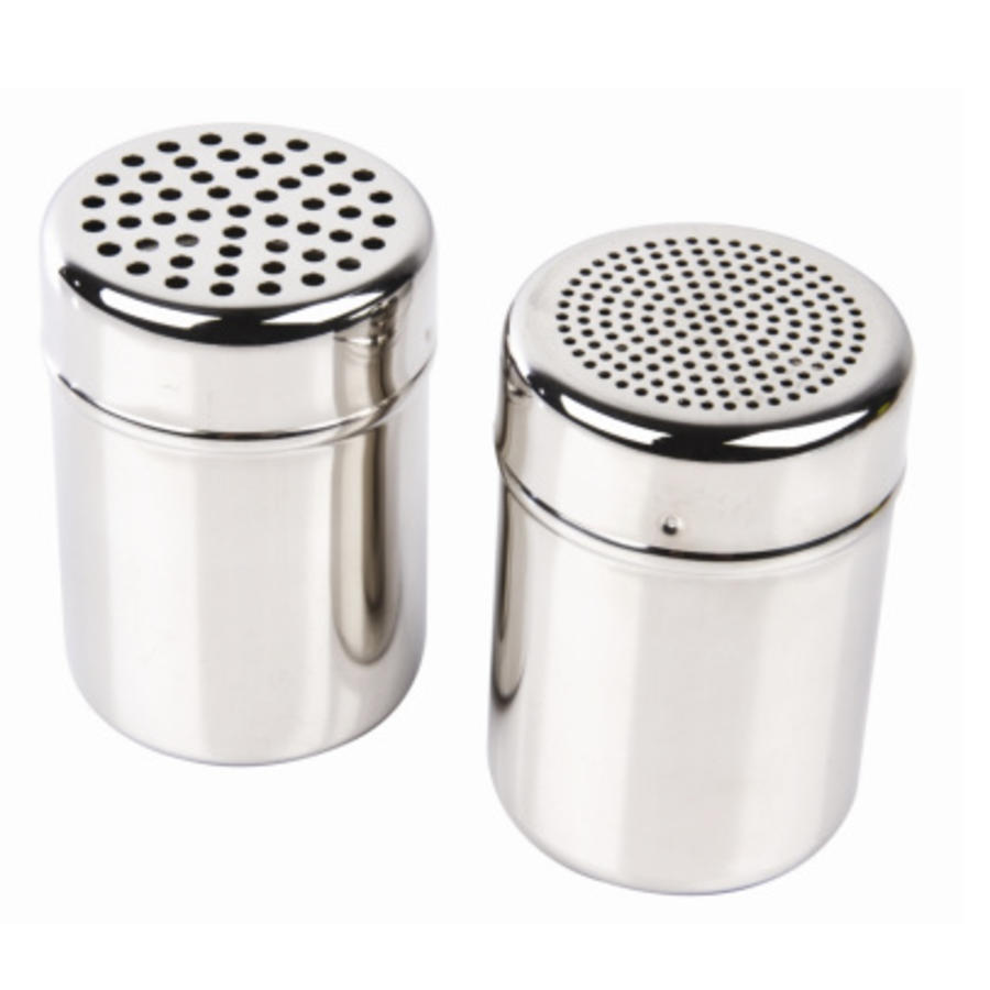 Stainless steel sugar shaker 27.5cl | 2 Formats