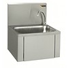 HorecaTraders Stainless Steel Wash Basin With Knee Control | Low Water Consumption