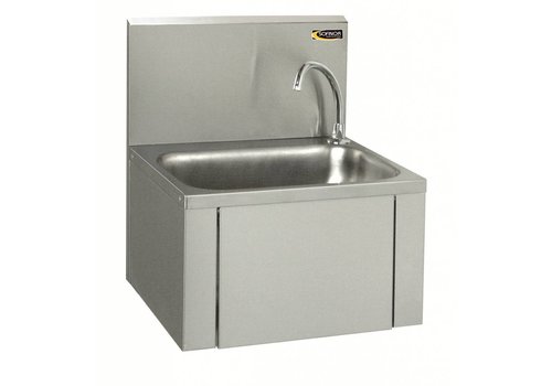  HorecaTraders Stainless Steel Wash Basin With Knee Control | Low Water Consumption 