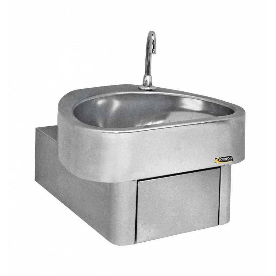 Lavabo en acier inoxydable avec commande au genou | Clinique