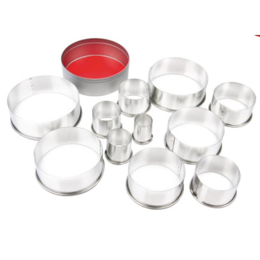 Round sockets | set of 11 pieces