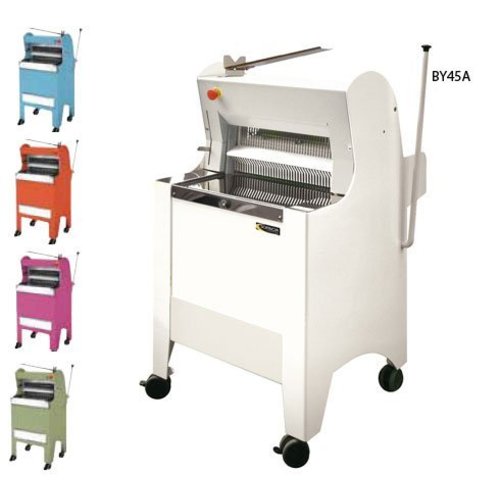  HorecaTraders Bread Slicer White | Bread Via Rear - 550W 