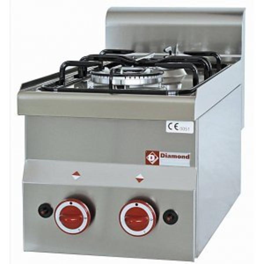 Cuisinière à gaz | 2 brûleurs 3300/3600Watt