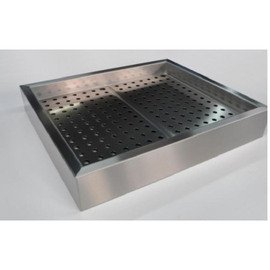 Bac gastronorme à glace pilée l 104,2 x p 59 x h 17 cm