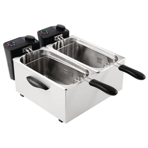  Buffalo Deep fryer - 2 x 3.5 Liters - COMBIDEAL 