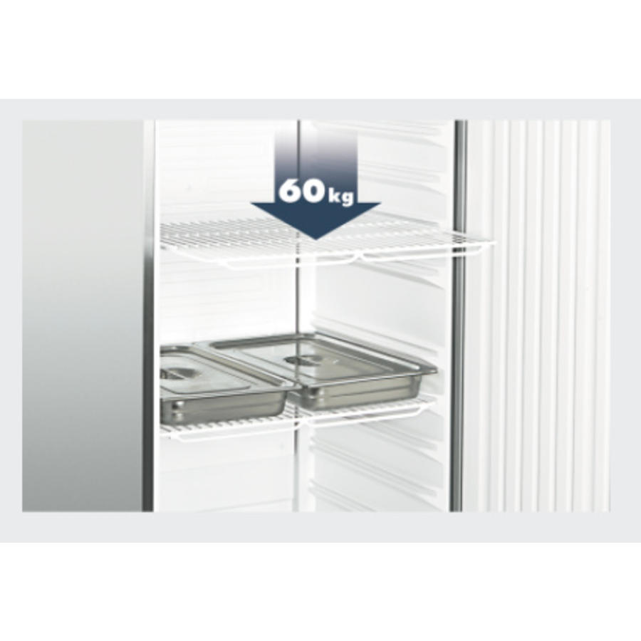 Réfrigérateur/congélateur combiné GCv 4060 en acier inoxydable