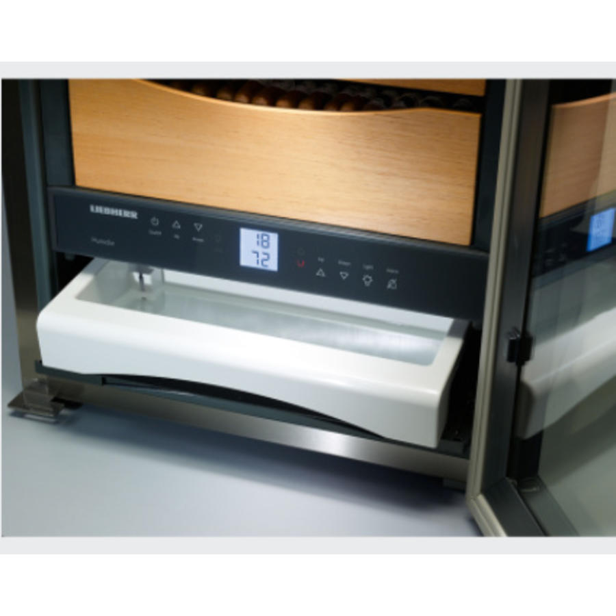 Armoire à cigares en acier inoxydable | 43 litres | Cave à cigares ZKes 453