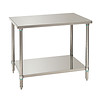 Bartscher Work tables with shelf 100x70x86-90 cm