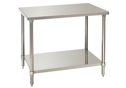  Bartscher Work tables with base shelf 100x70x86-90 cm 
