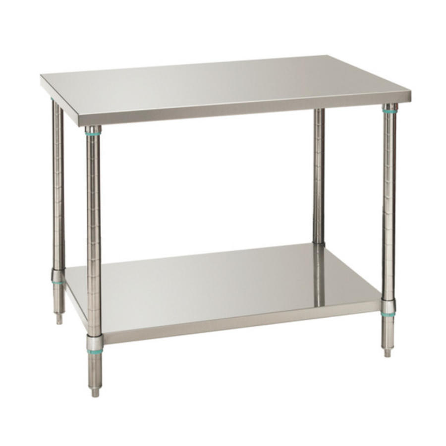 Tables de travail avec étagère de base 100x70x86-90 cm
