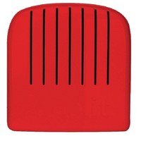 Toaster red stainless steel | 4 cuts