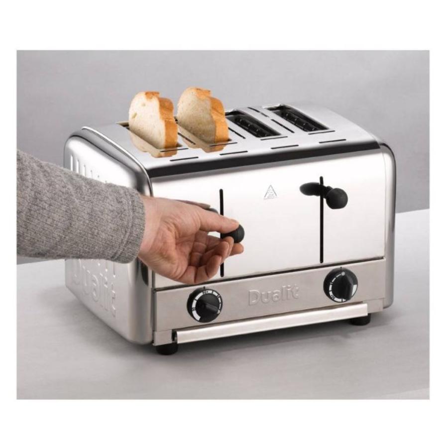Dualit Edelstahl-Toaster | 4 Scheiben