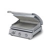 Roband Stainless Steel Contact Grill - Ribbed Top Plate