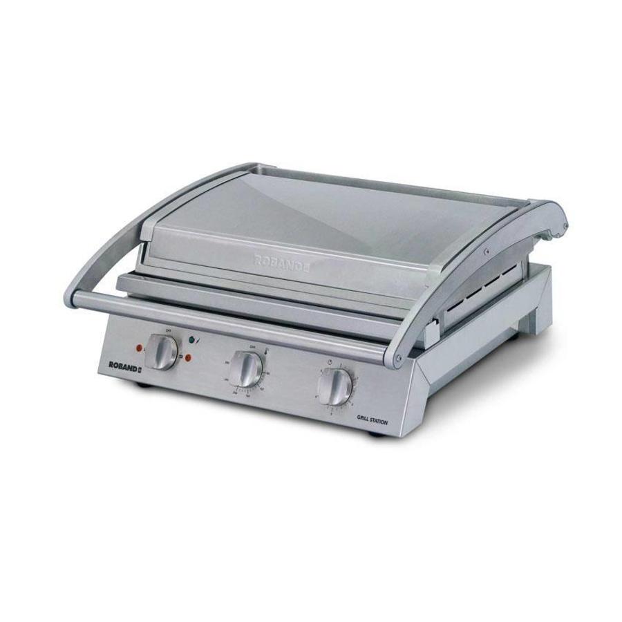 Stainless Steel Contact Grill - Ribbed Top Plate