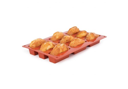  HorecaTraders Moule à gâteau en silicone Formaflex | 9 mini gâteaux 