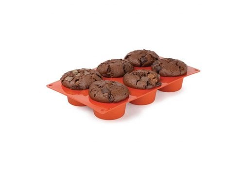  HorecaTraders Pastry mold | 6 muffins 