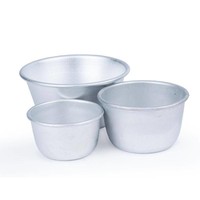 Puddingvorm Aluminium  | 3 Formaten | Per 5 stuks