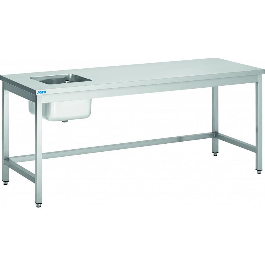 Stainless Steel Sink With Left Sink | 6 Sizes