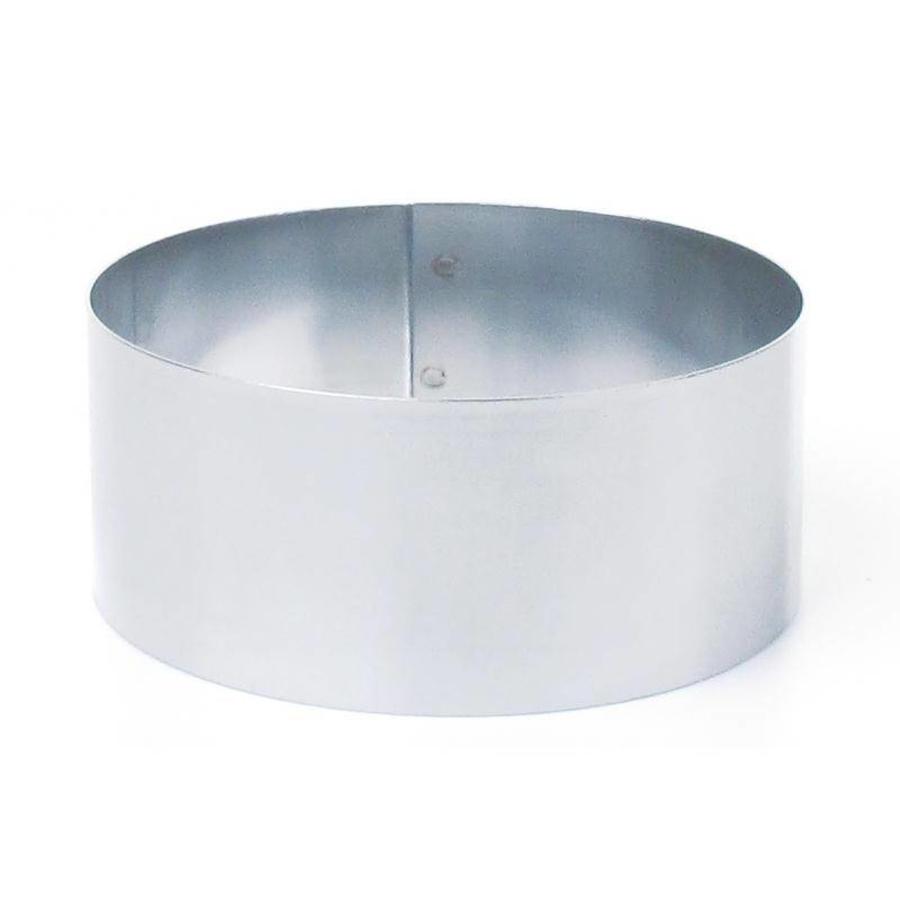 Stainless steel mousse ring 120mm