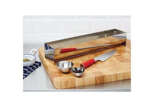  HorecaTraders Stainless steel terrine mold | 3 Formats 