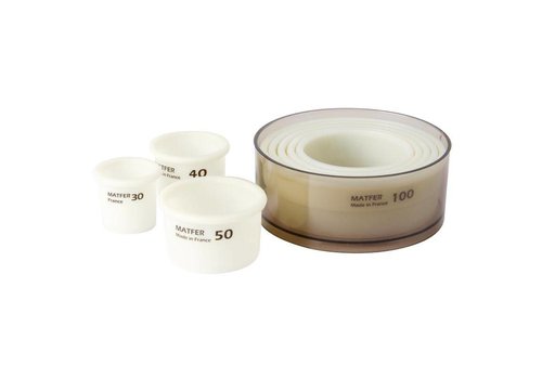  HorecaTraders Douille ronde en Exoglass | 8 anneaux 