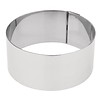 HorecaTraders Stainless Steel Cake Pan Round | 6.2x3cm