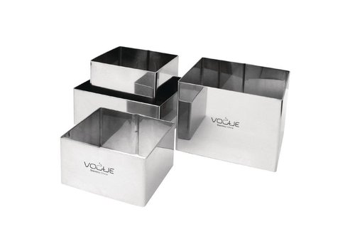  Vogue Square Sparkling Rings | 4 Formats 