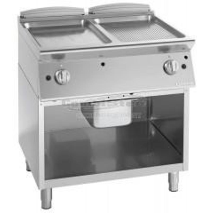 Backbleche Gas Geriffelt/Glatt | (B) 800 x (T) 700 x (H) 900 mm