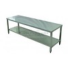 Base - Stainless steel table 160x60x63.5 cm (wxdxh)