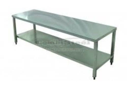  Combisteel Untergestell - Edelstahltisch 160x60x63,5 cm (BxTxH) 