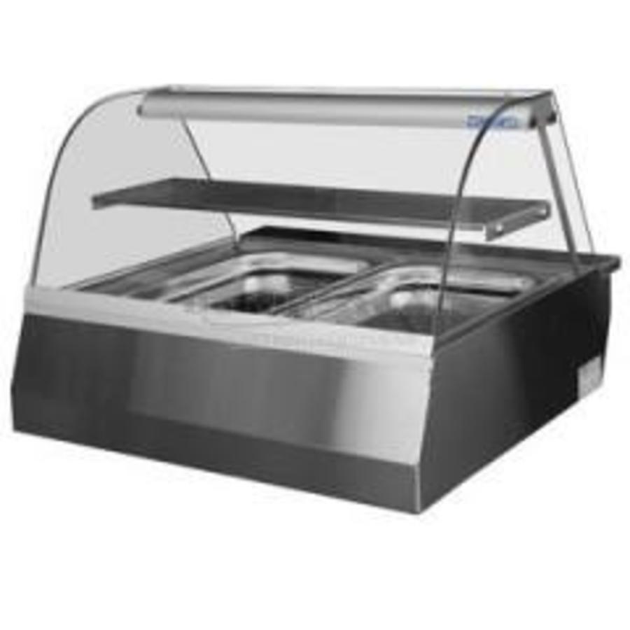 Vitrine réfrigérée GN 2/1 81(l)x77(p)x61(h) cm