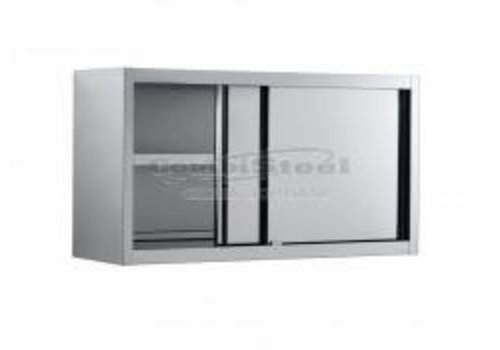  Combisteel Wall cabinet with sliding doors 180x40x65 cm (wxdxh) 