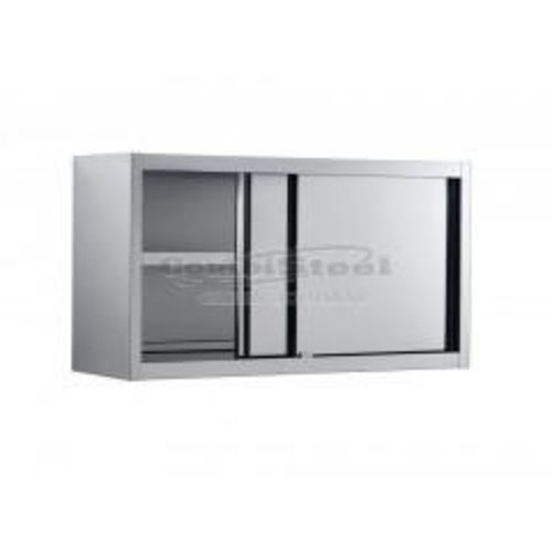  Combisteel Wall cabinet with sliding doors 180x40x65 cm (wxdxh) 